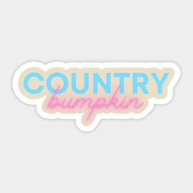 Country Bumpkin Sticker by C-Dogg